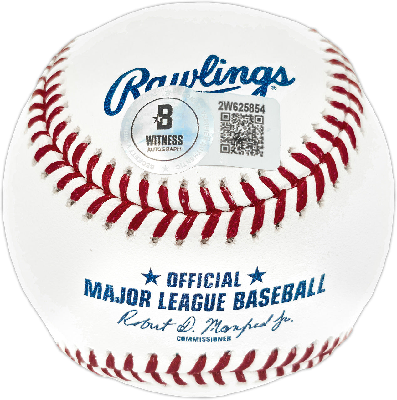 Adrian Beltre Autographed Official 3000th Hit Logo MLB Baseball Texas Rangers Beckett BAS Witness Stock #239817