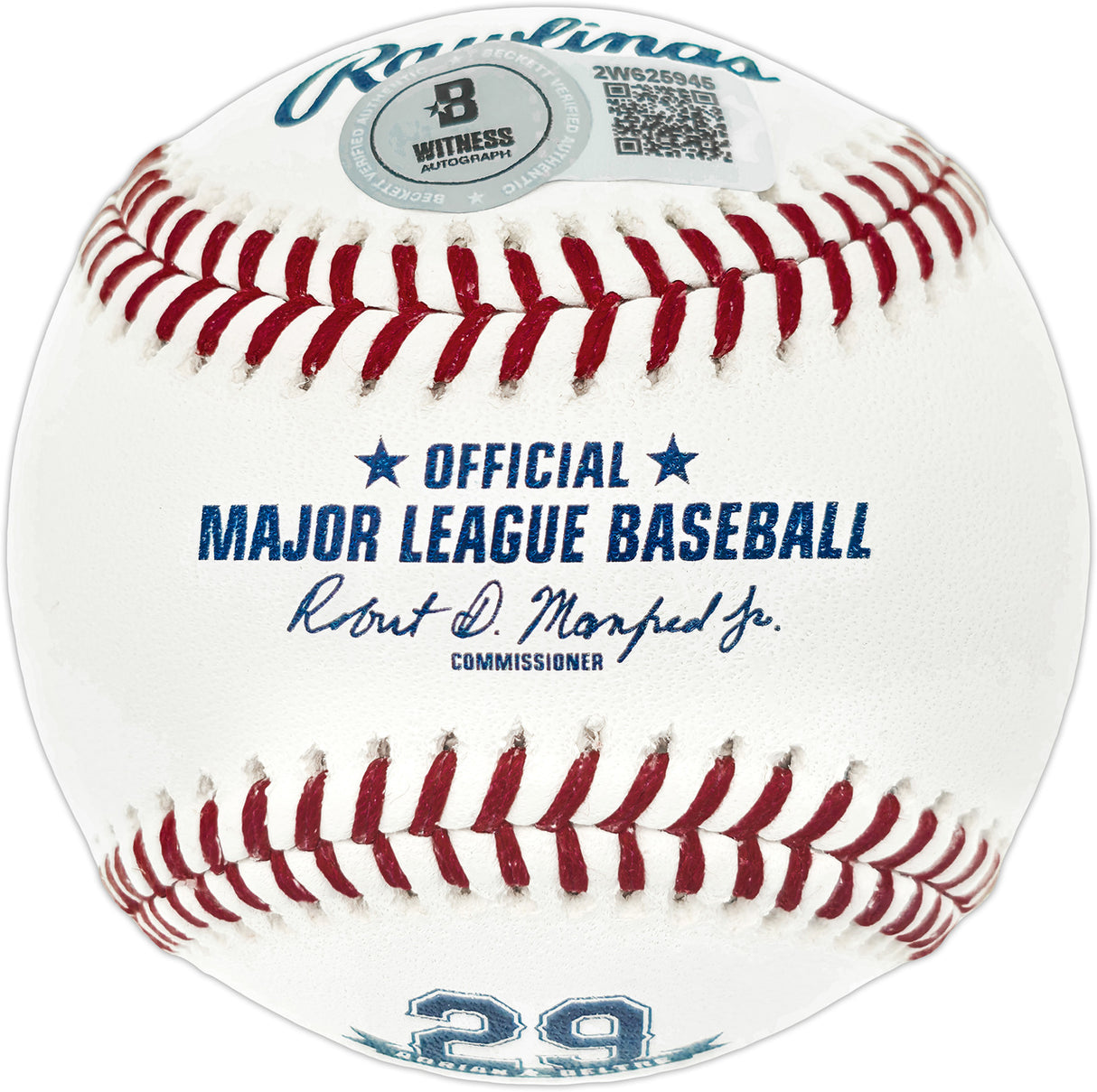 Adrian Beltre Autographed Official Retirement Logo MLB Baseball Texas Rangers Beckett BAS Witness Stock #239819