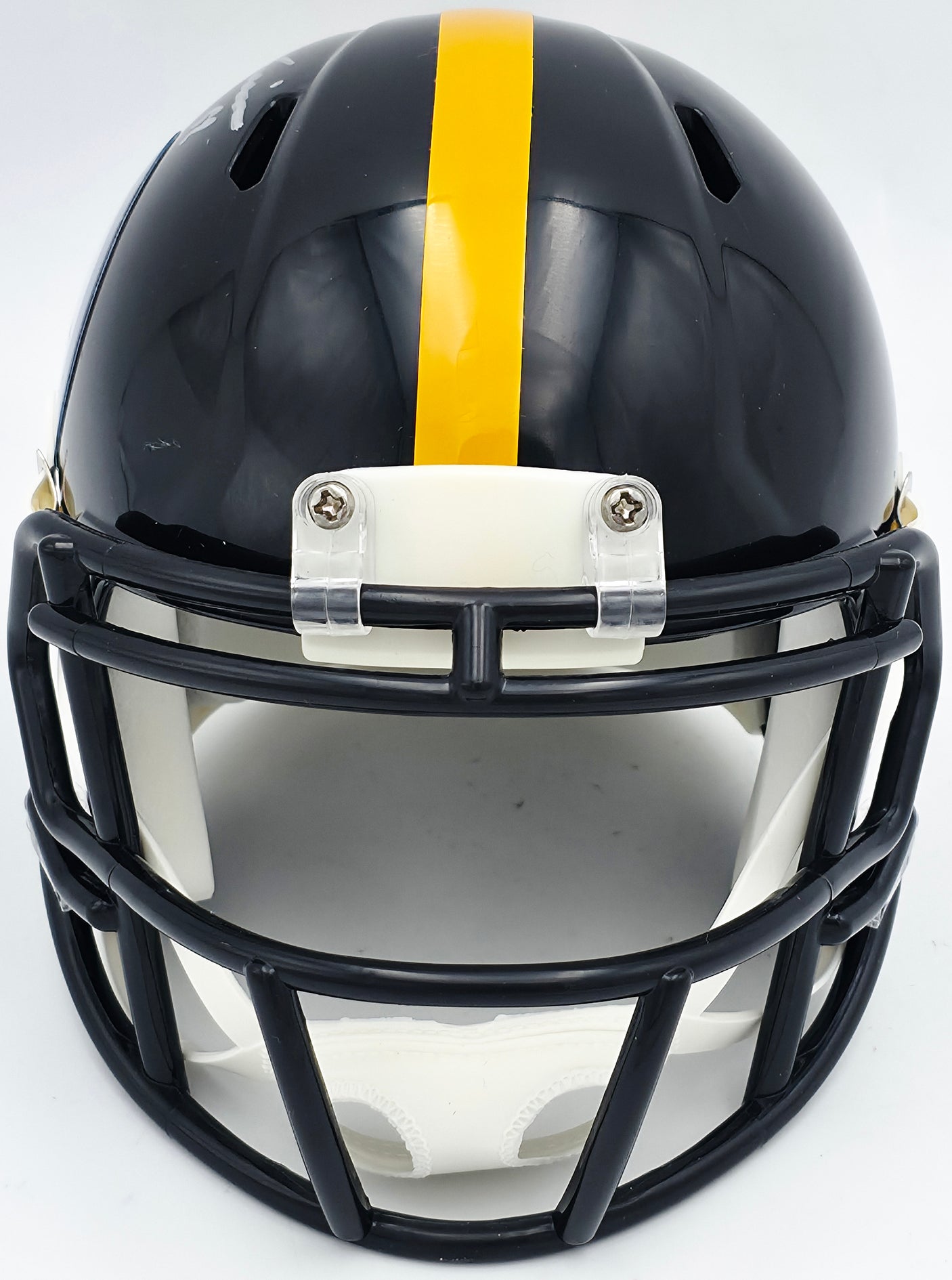 James Harrison Autographed Pittsburgh Steelers Black Speed Mini Helmet Beckett BAS Witness Stock #241383