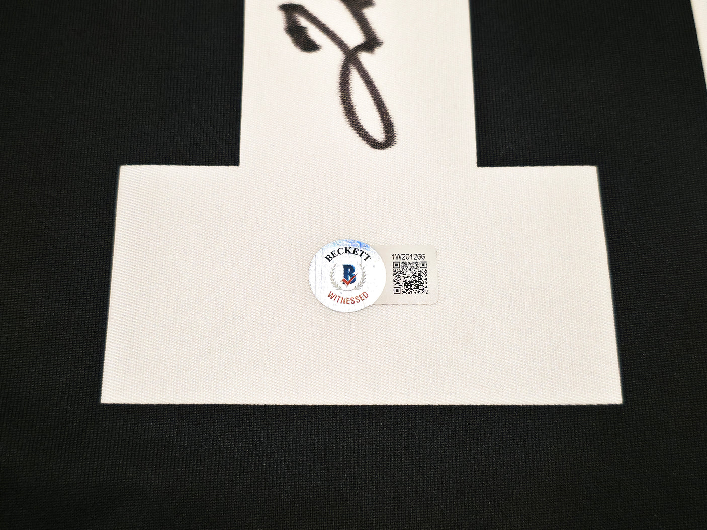 Pittsburgh Steelers Terry Bradshaw Autographed Black Jersey Beckett BAS Witness Stock #239866