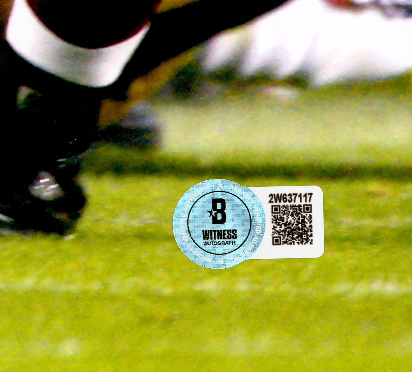 James Harrison Autographed 16x20 Photo Pittsburgh Steelers Super Bowl XLIII Interception Return Touchdown Beckett BAS Witness Stock #241381