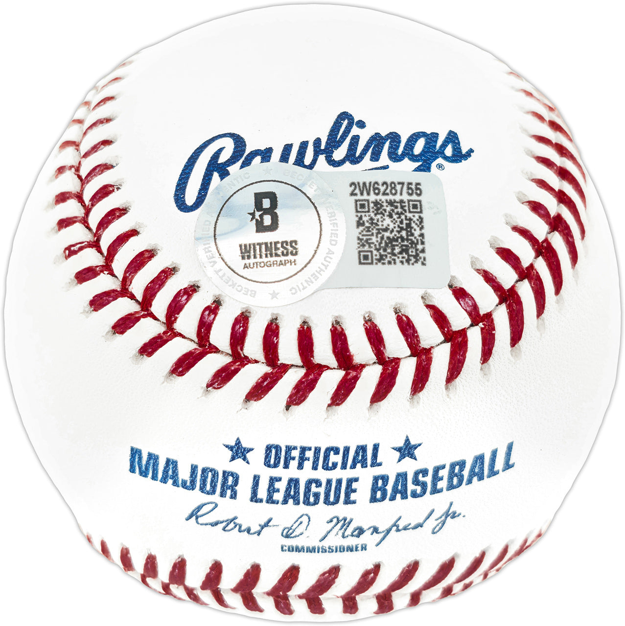 Manny Ramirez Autographed Official MLB Baseball Boston Red Sox Full Name Beckett BAS Witness Stock #241440