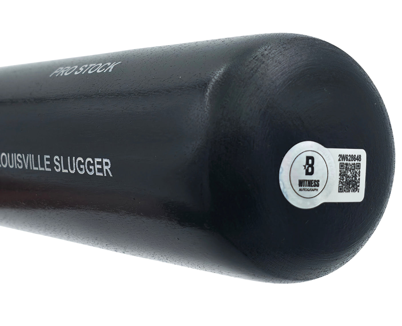 Manny Ramirez Autographed Black Louisville Slugger Pro Stock Baseball Bat Boston Red Sox Beckett BAS Witness Stock #241441