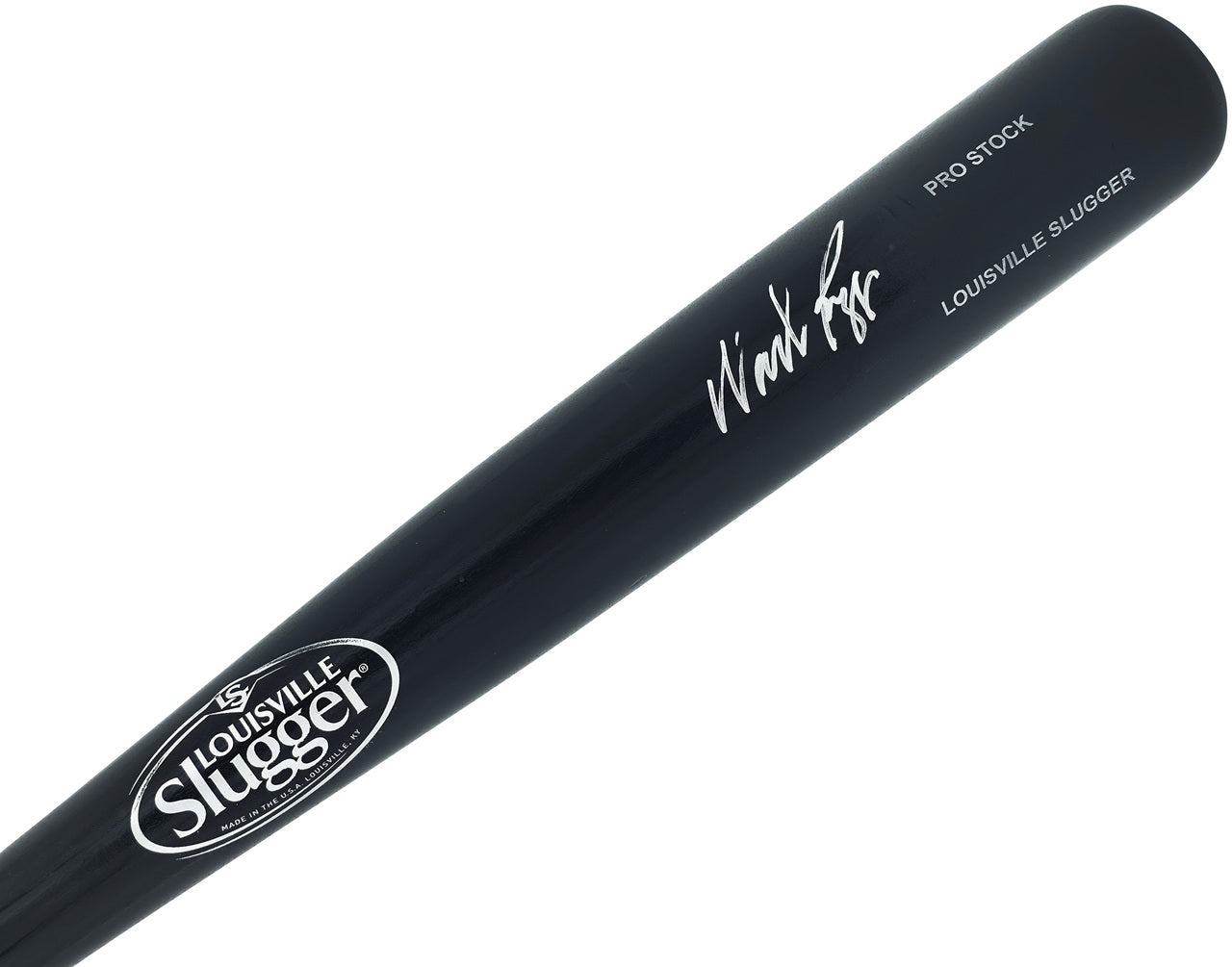 Wade Boggs Autographed Black Louisville Slugger Pro Stock Baseball Bat Boston Red Sox Beckett BAS Witness Stock #241445