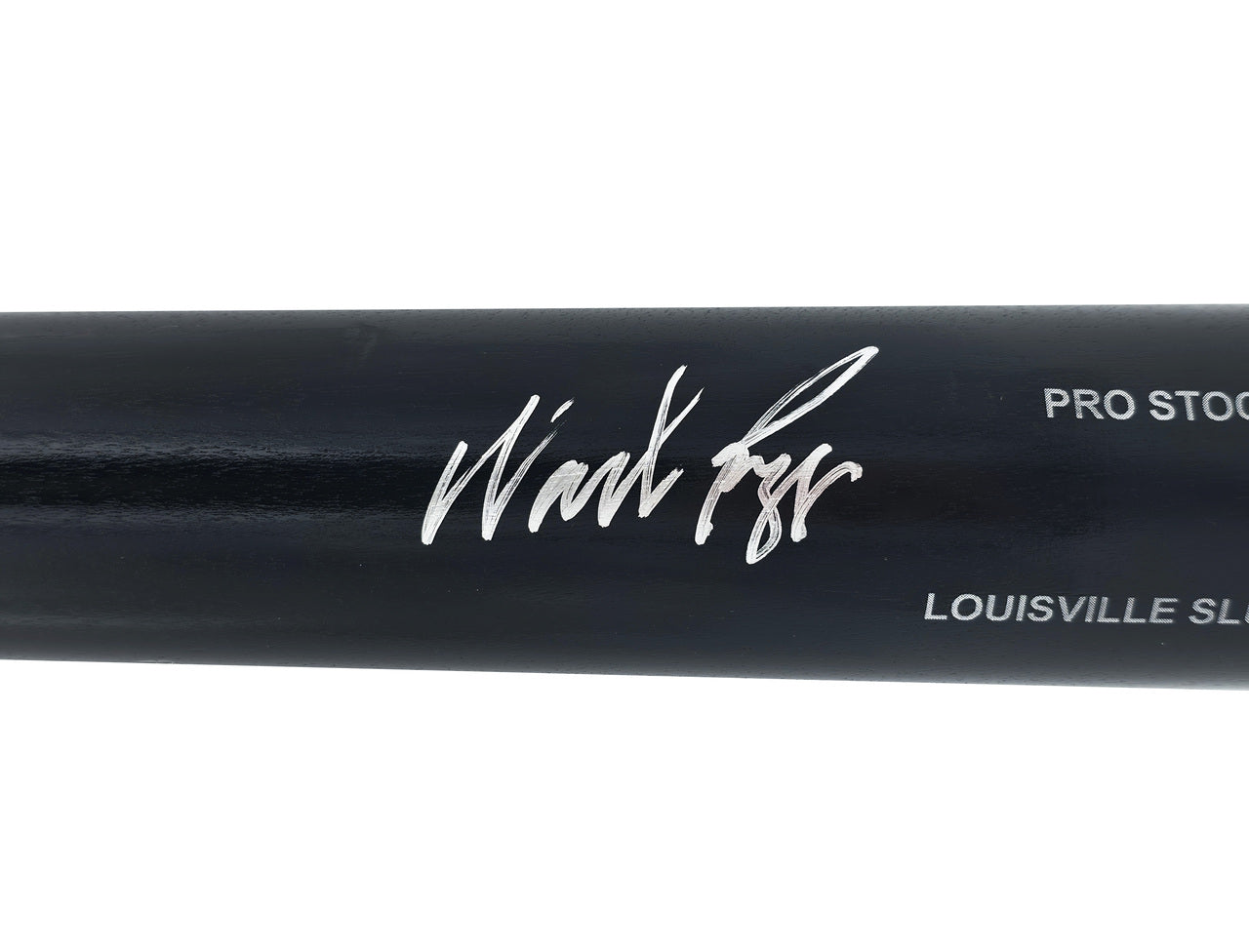 Wade Boggs Autographed Black Louisville Slugger Pro Stock Baseball Bat Boston Red Sox Beckett BAS Witness Stock #241445