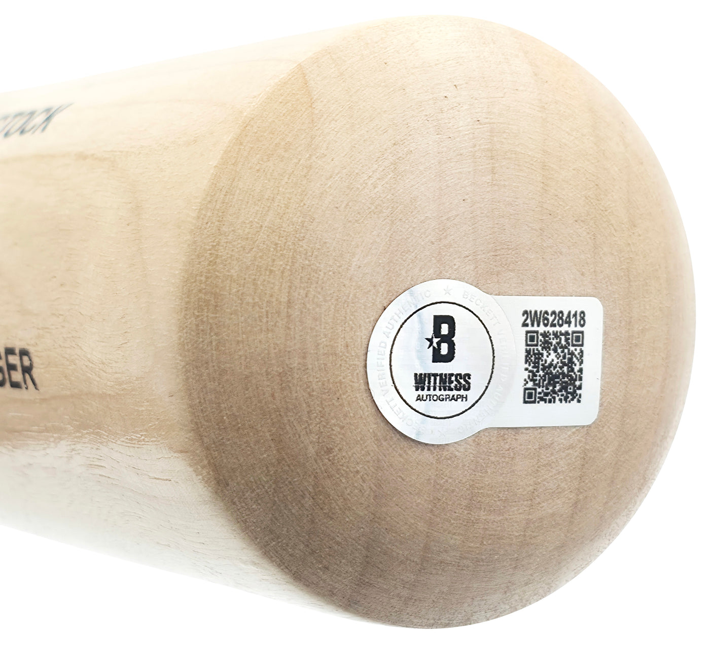 Andre Dawson Autographed Blonde Louisville Slugger Pro Stock Baseball Bat Montreal Expos Beckett BAS Witness Stock #241439