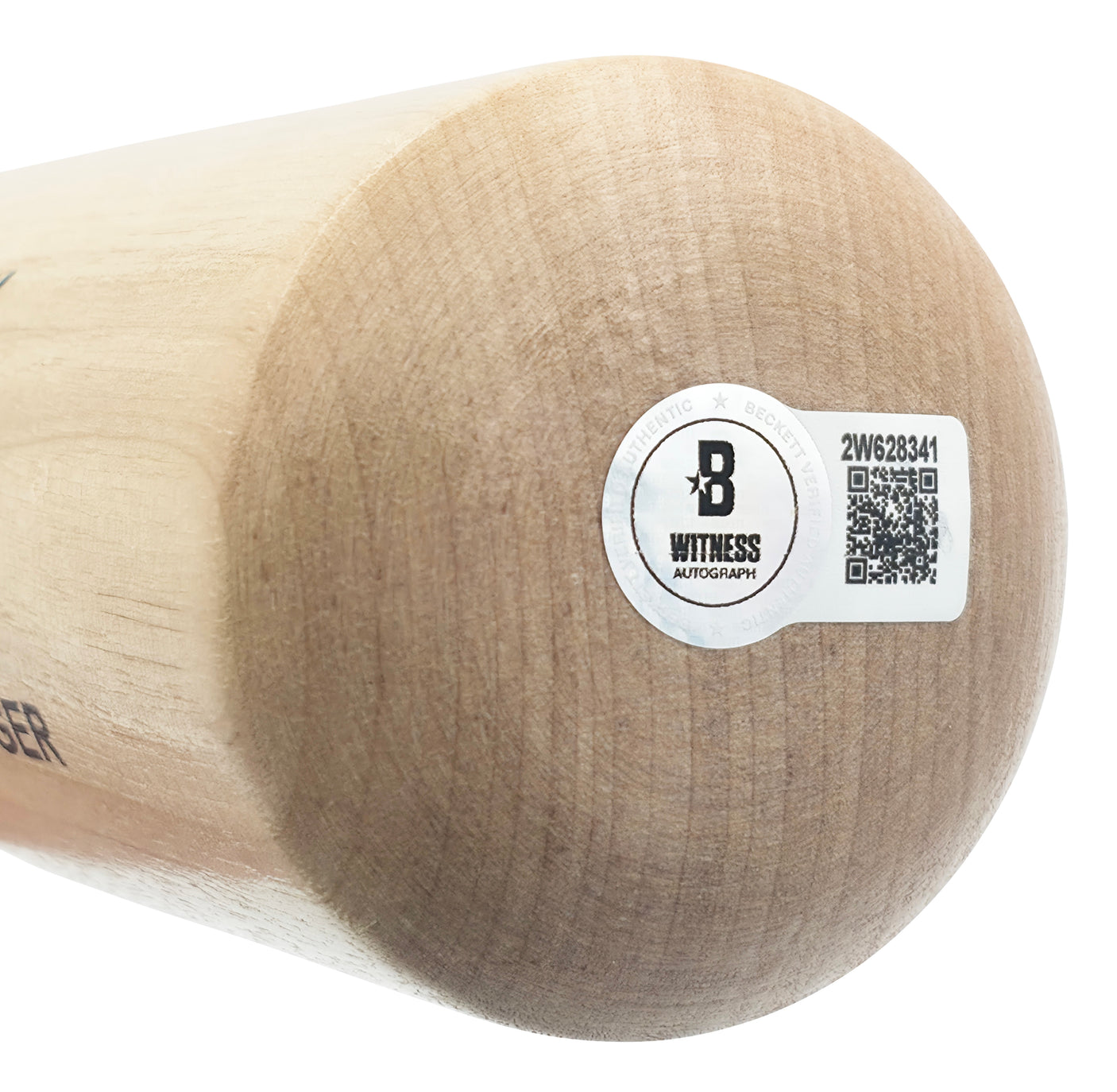 Wade Boggs Autographed Blonde Louisville Slugger Pro Stock Baseball Bat Boston Red Sox Beckett BAS Witness Stock #241446