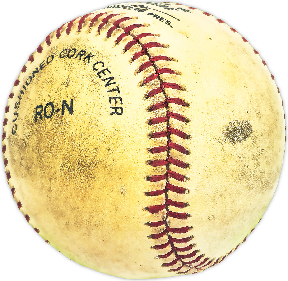 Charley Rabe Autographed Official NL Baseball Cincinnati Reds Beckett BAS QR #BM25902
