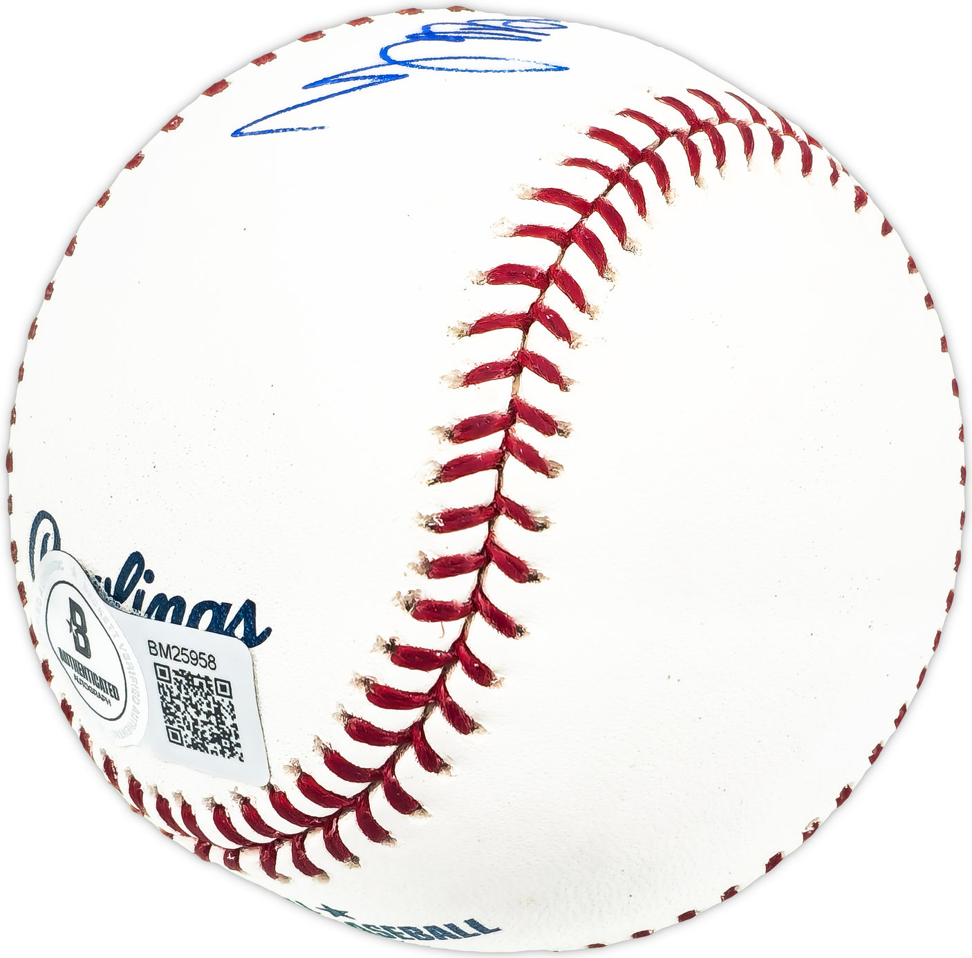 Johnny Seale Autographed Official MLB Baseball Detroit Tigers Beckett BAS QR #BM25958