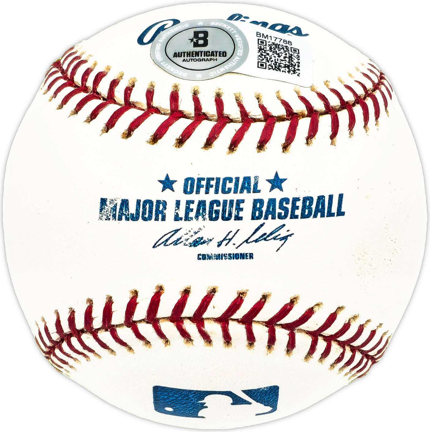 John Denny Autographed Official MLB Baseball Philadelphia Phillies Beckett BAS QR #BM17788