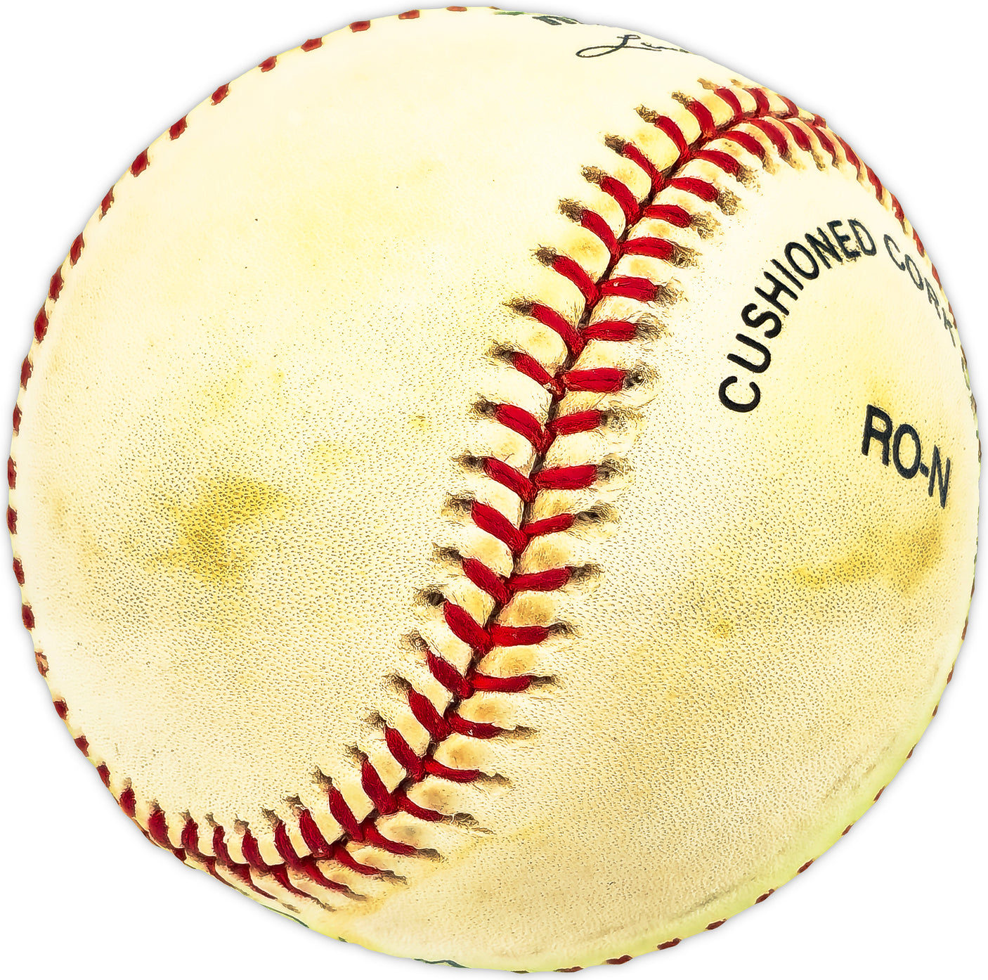 Tom Robson Autographed Official NL Baseball Texas Rangers Beckett BAS QR #BM17836