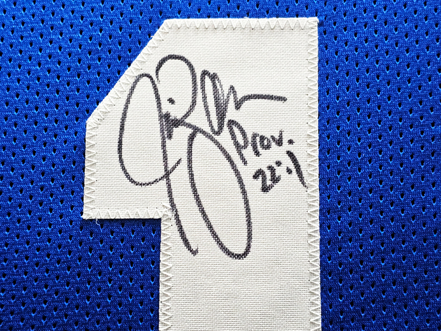 Seattle Seahawks Jim Zorn Autographed Framed Blue Jersey MCS Holo Stock #214097