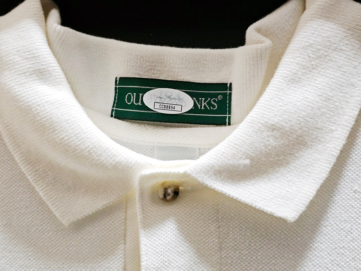 Walter Payton Autographed Framed Outer Banks Sweetness White Polo Chicago Bears JSA #C88894