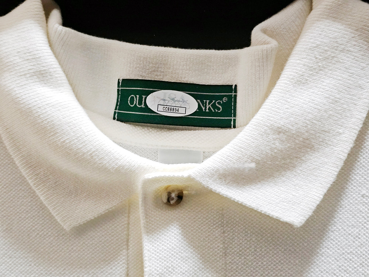 Walter Payton Autographed Framed Outer Banks Sweetness White Polo Chicago Bears JSA #C88894