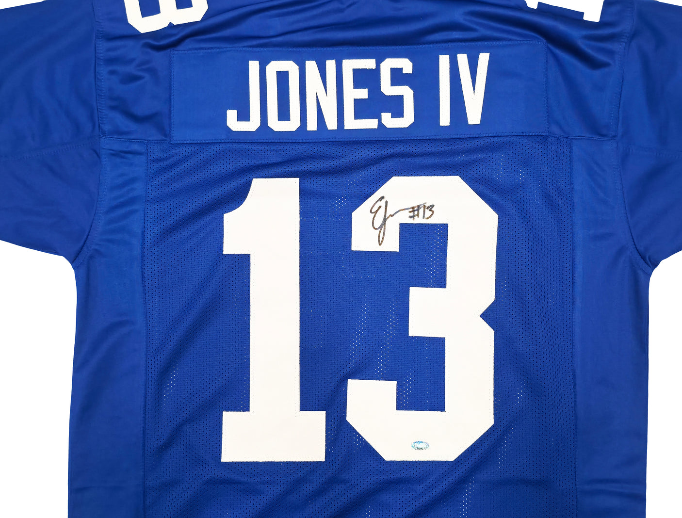 Seattle Seahawks Ernest Jones IV Autographed Blue Jersey MCS Holo Stock #242558