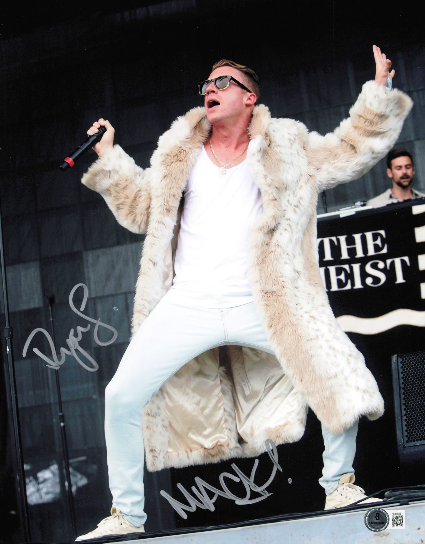Macklemore & Ryan Lewis Autographed 11x14 Photo Beckett BAS QR #AE31856