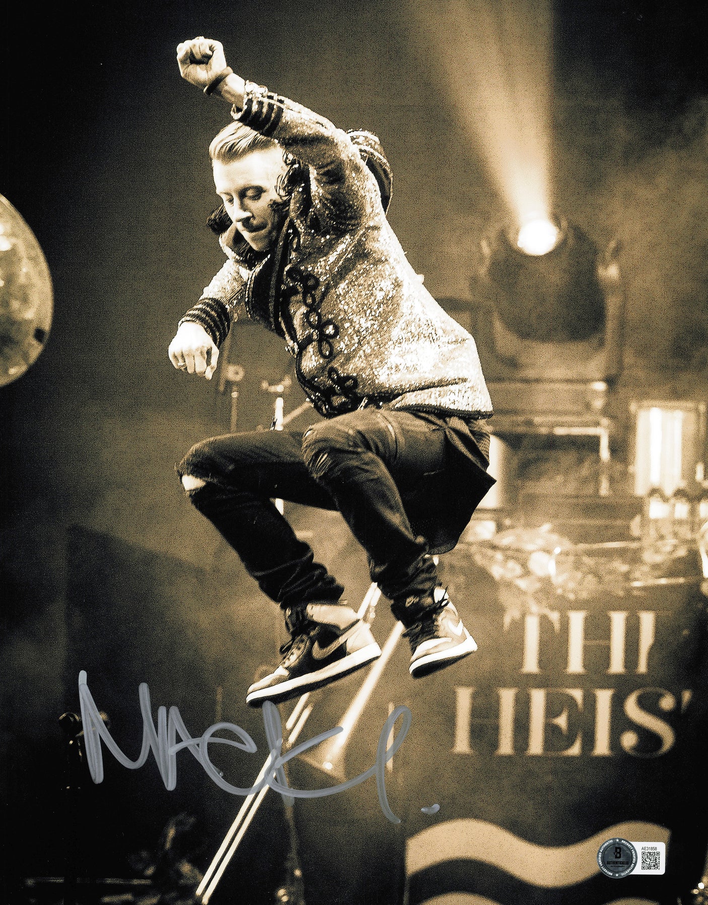 Macklemore Autographed 11x14 Photo Beckett BAS QR #AE31858