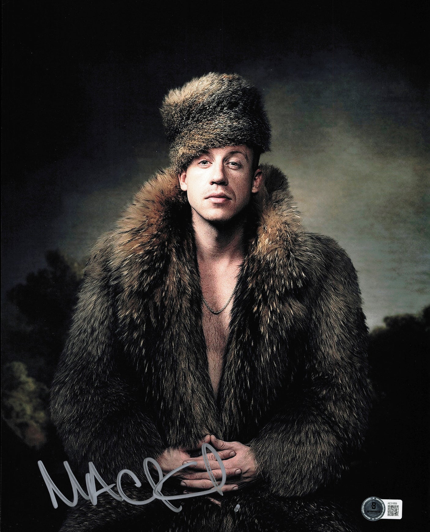 Macklemore Autographed 11x14 Photo Beckett BAS QR #AE31859