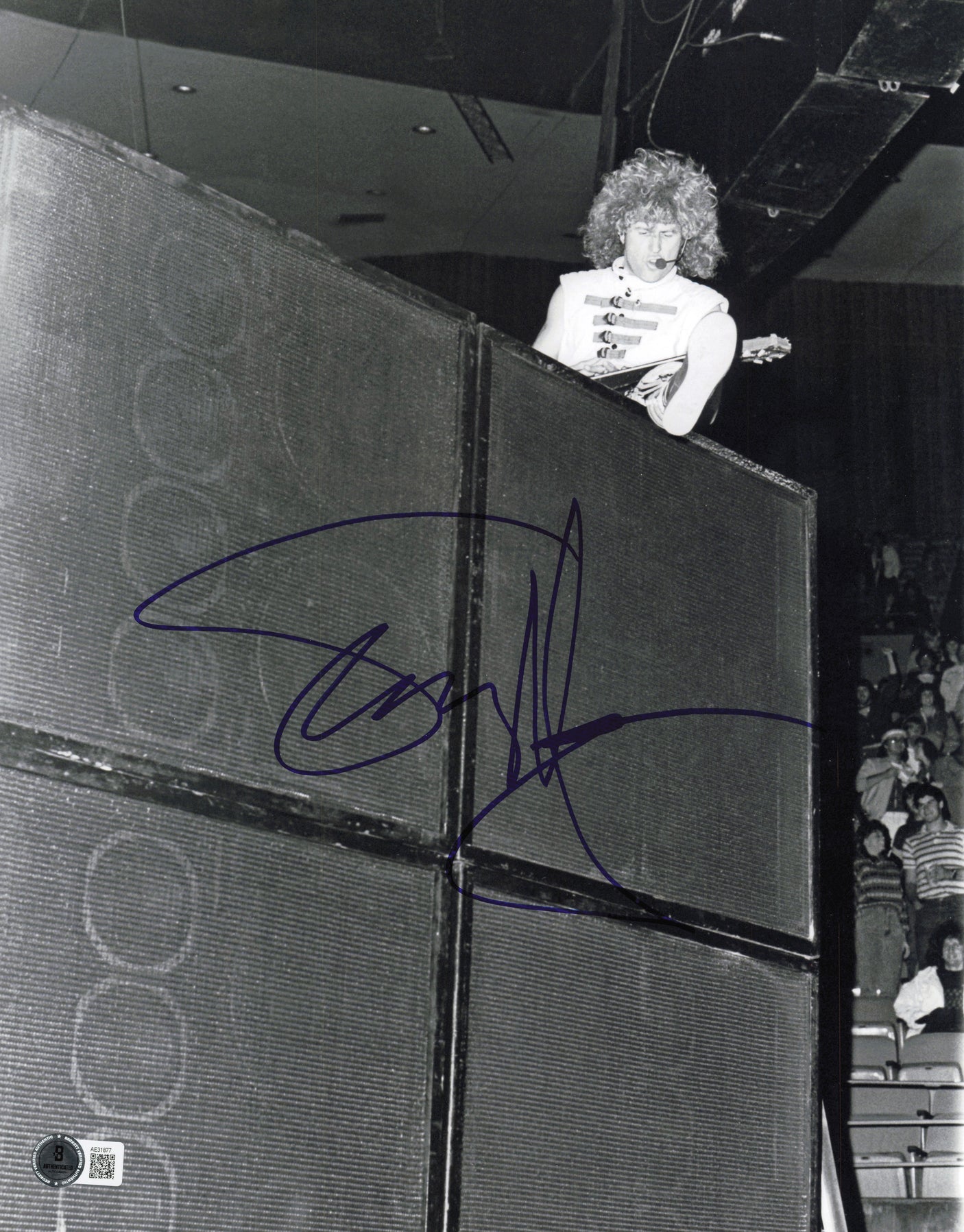 Sammy Hagar Autographed 11x14 Photo Van Halen Beckett BAS QR #AE31877