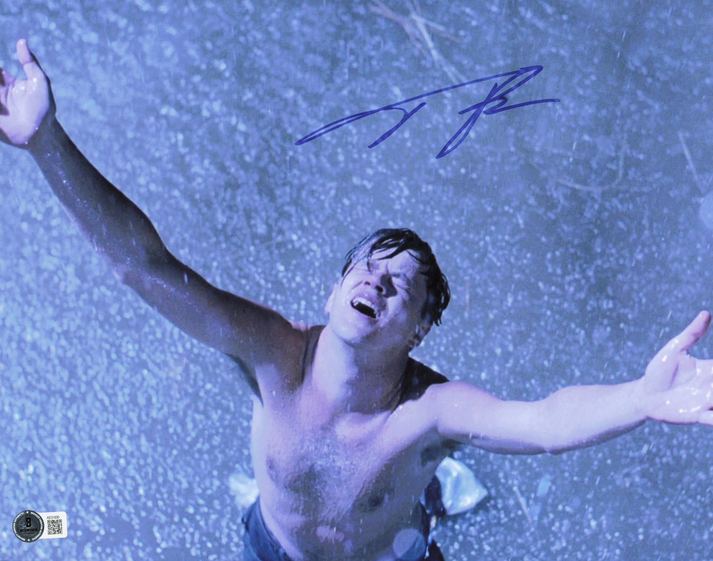 Tim Robbins Autographed 11x14 Photo The Shawshank Redemption Beckett BAS QR #AE31930