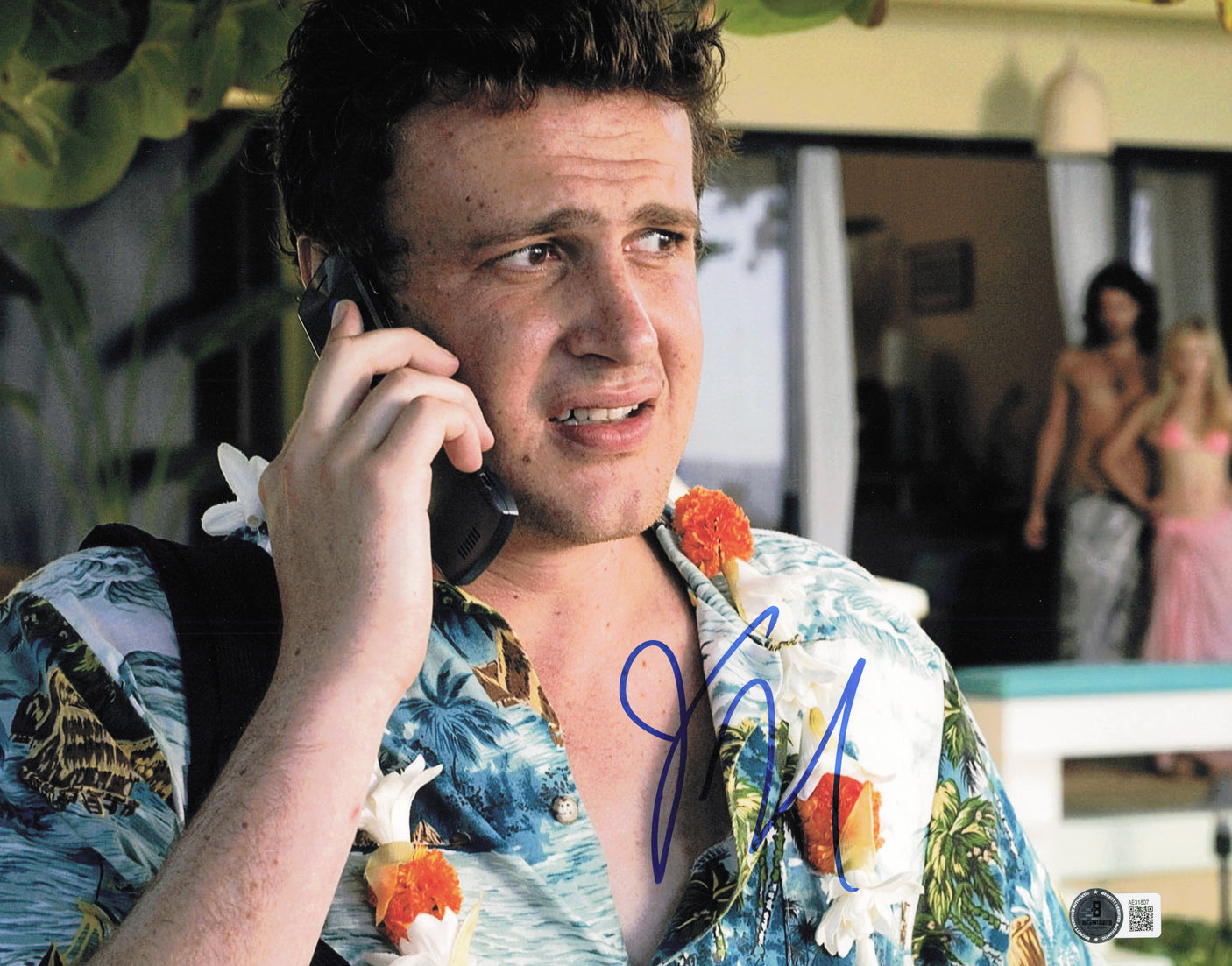 Jason Segal Autographed 11x14 Photo I Love You Man Beckett BAS QR #AE31807