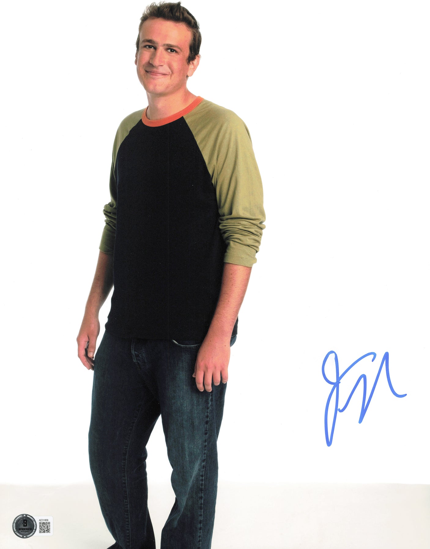 Jason Segal Autographed 11x14 Photo I Love You Man Beckett BAS QR #AE31809