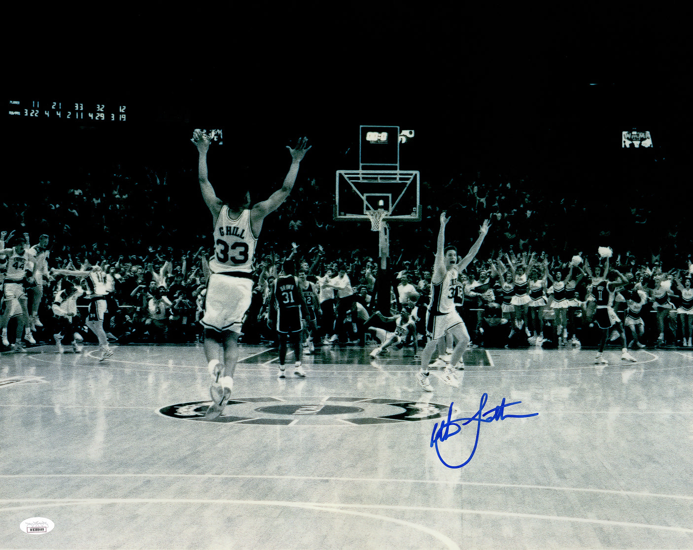 Christian Laettner Autographed 16x20 Photo Duke Blue Devils Game Winning 'The Shot' Celebration JSA Stock #230036