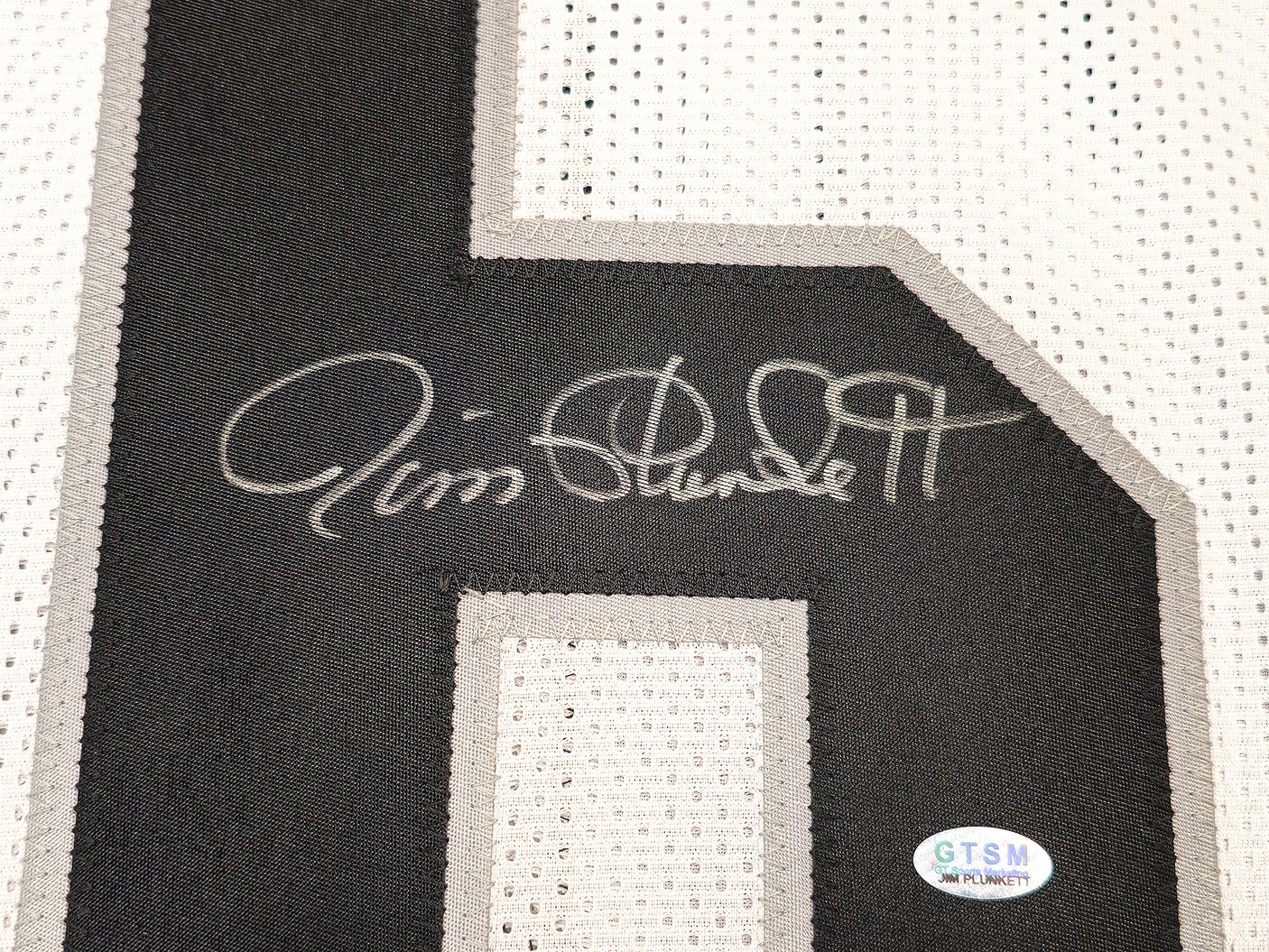 Oakland Raiders Jim Plunkett Autographed White Jersey "SB XV MVP" PSA/DNA Stock #229530