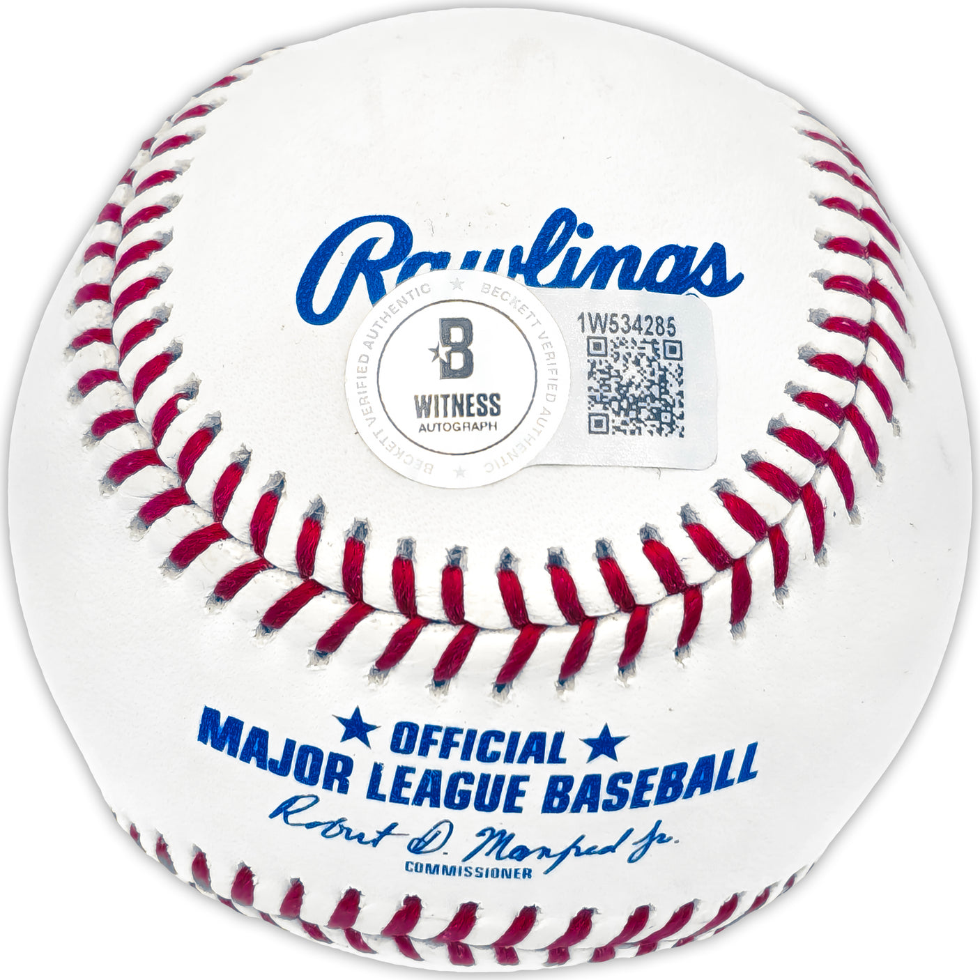 Charlie Sheen Autographed Official MLB Baseball Major League Ricky 'Wild Thing' Vaughn Beckett BAS Witness Stock #229990