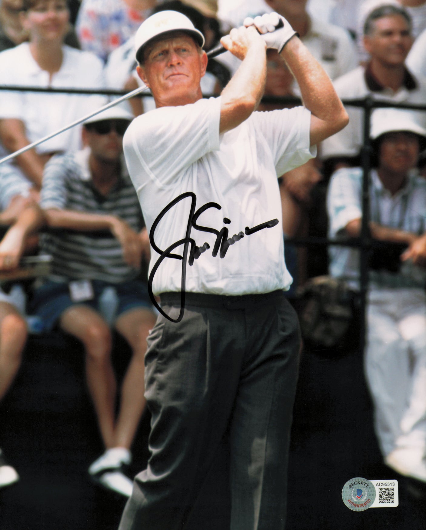 Jack Nicklaus Autographed 8x10 Photo Beckett BAS #AC95513