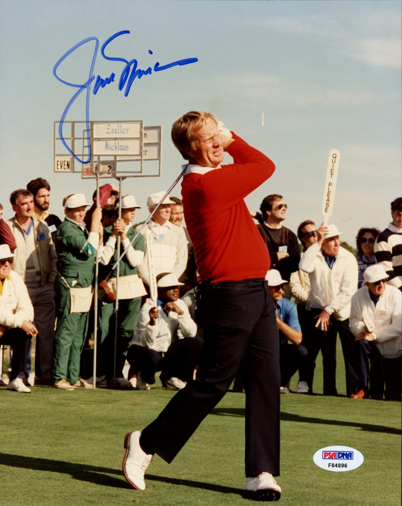 Jack Nicklaus Autographed 8x10 Photo PSA/DNA #F84896