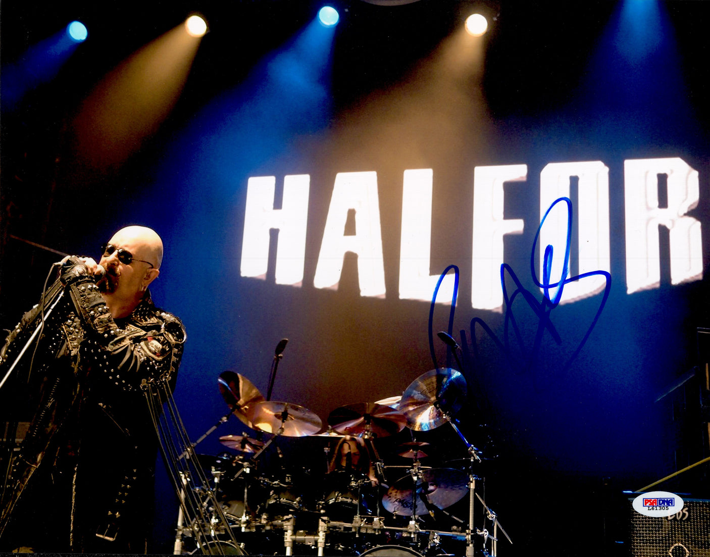 Rob Halford Autographed 11x14 Photo Judas Priest PSA/DNA #L61305