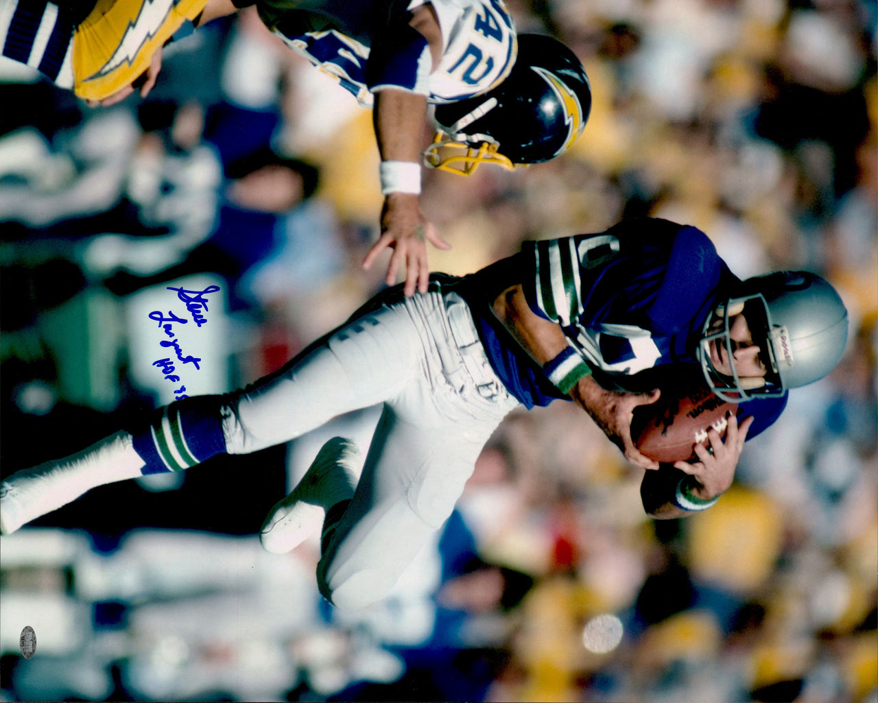 Steve Largent Autographed 16x20 Photo Seattle Seahawks "HOF '95" MCS Holo #68115