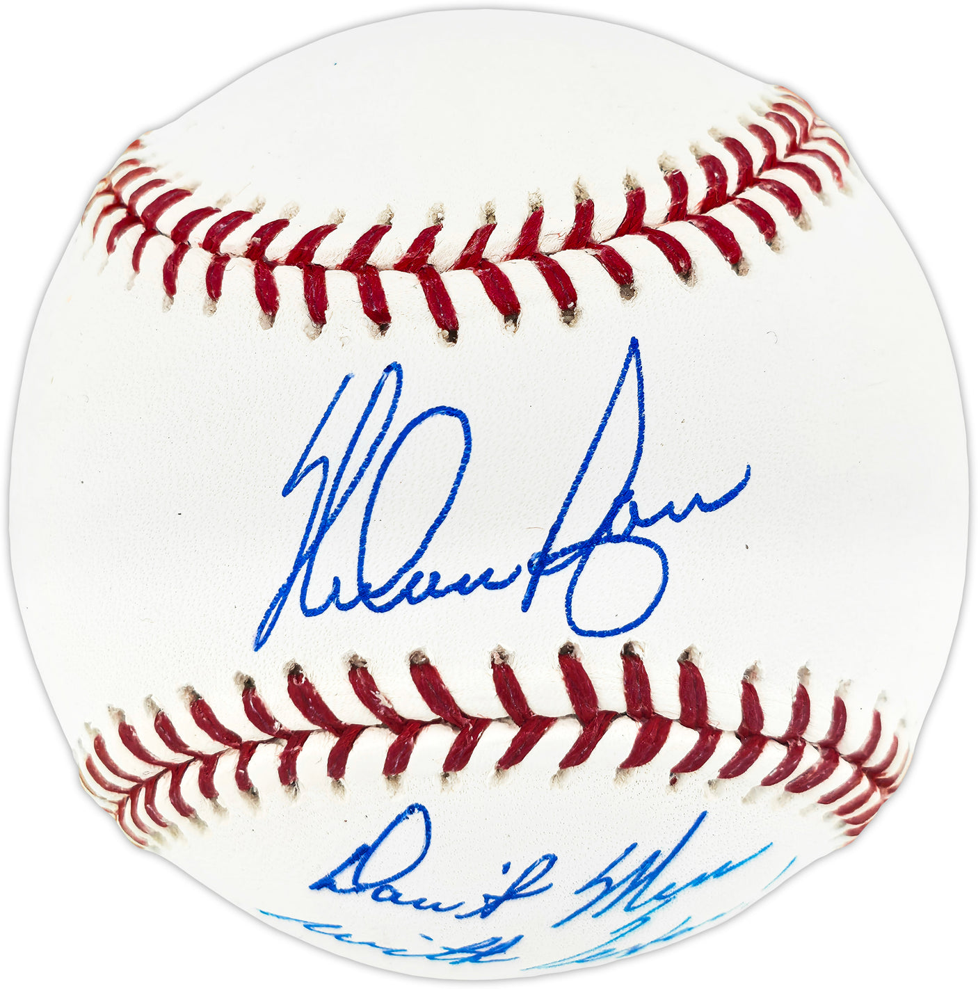 Nolan Ryan Autographed Official MLB Baseball Texas Rangers "Don't Mess With Texas!" NR Holo SKU #243152