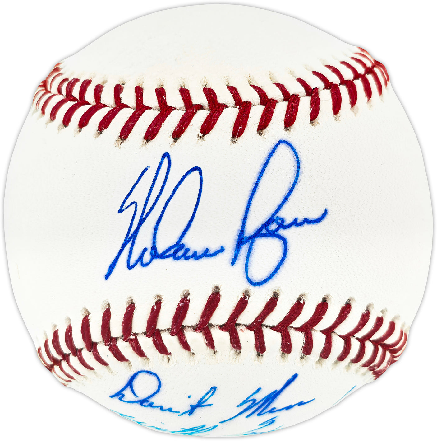 Nolan Ryan Autographed Official MLB Baseball Texas Rangers "Don't Mess With Texas!" NR Holo SKU #243155