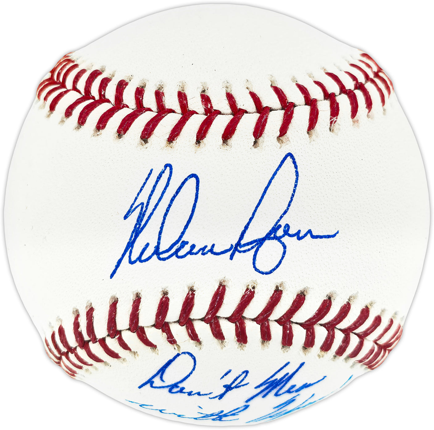 Nolan Ryan Autographed Official MLB Baseball Texas Rangers "Don't Mess With Texas!" NR Holo SKU #243157