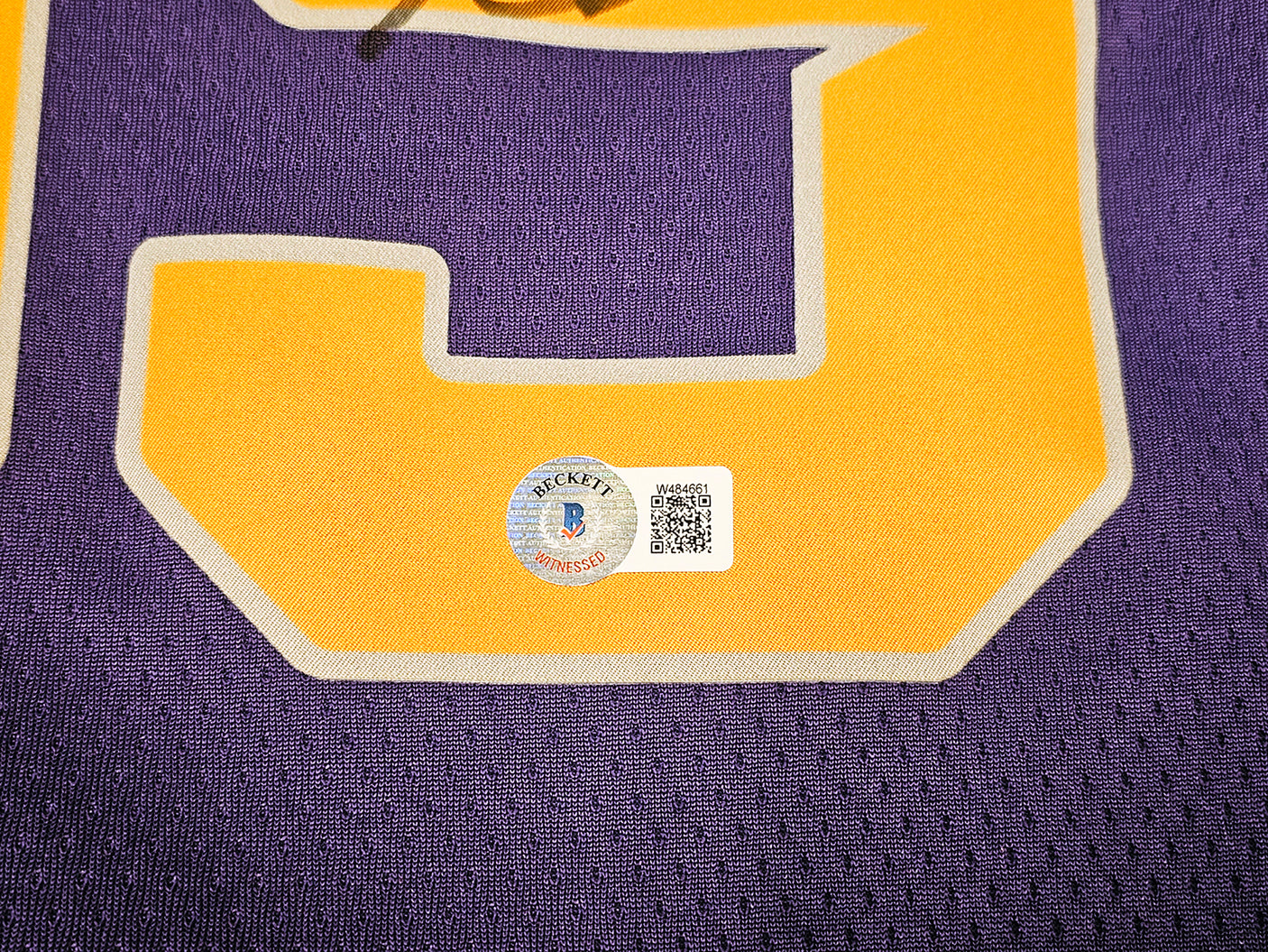 Phoenix Suns Kevin Durant Autographed Purple Nike Icon Edition Jersey Size 52 Beckett BAS QR Stock #215770