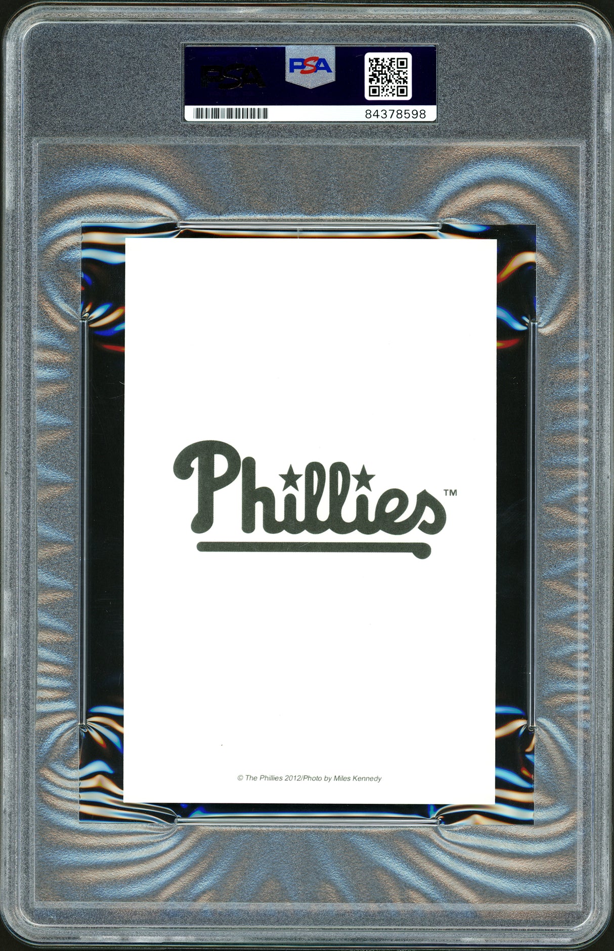 Jim Thome Autographed 4x6 Photo Philadelphia Phillies PSA/DNA Stock #215782