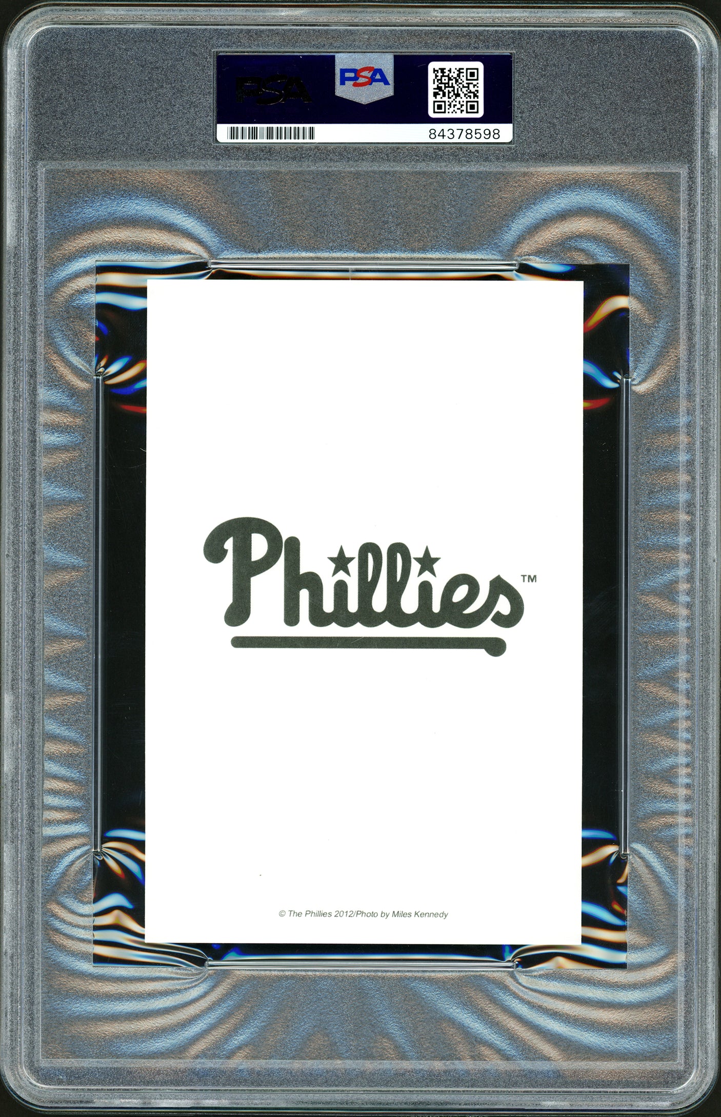 Jim Thome Autographed 4x6 Photo Philadelphia Phillies PSA/DNA Stock #215782