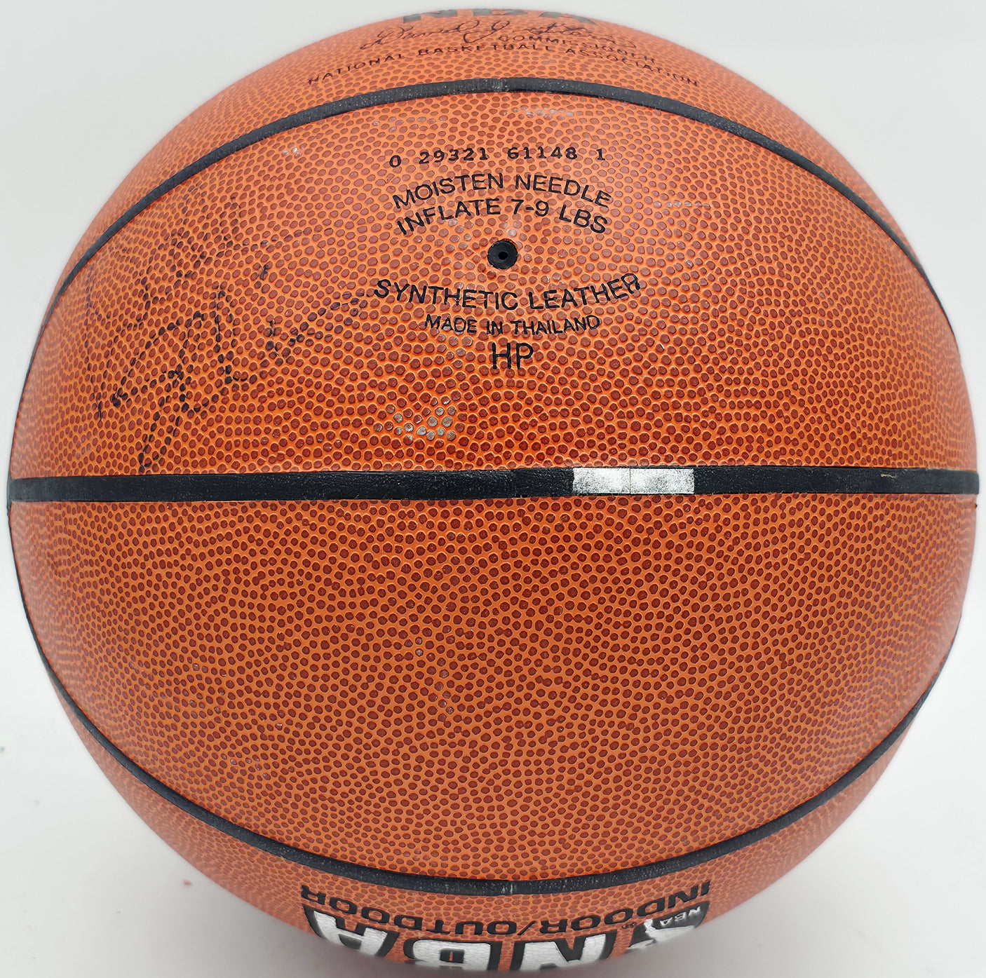 Dave Ellis Autographed Official NBA Leather Basketball San Antonio Spurs JSA #AZ56120