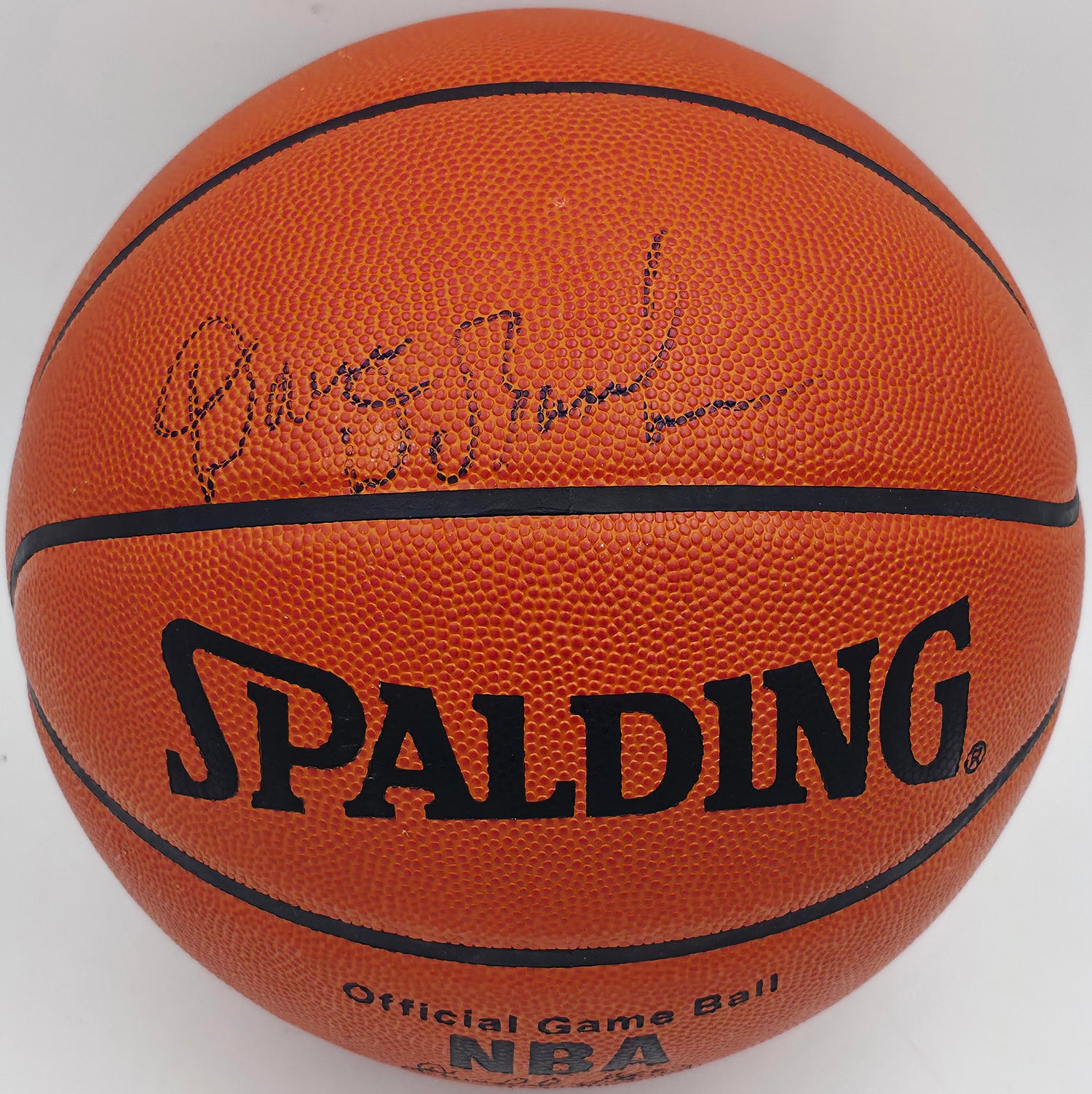 Dave DeBusschere Autographed Official NBA Leather Game Basketball New York Knicks JSA #AV29199