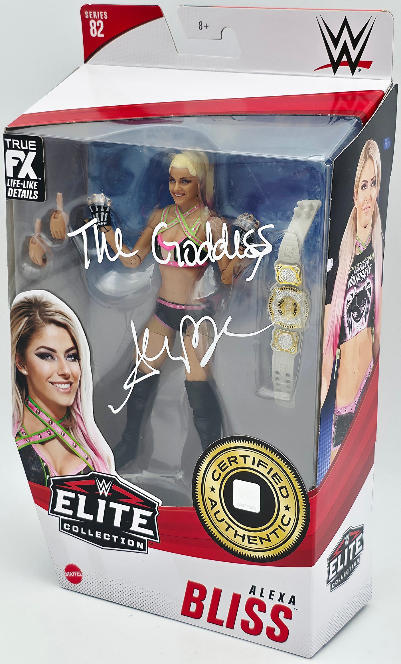 Alexa Bliss Autographed WWE Elite Collection #82 Action Figure "The Goddess" Beckett BAS Witness #WK90104