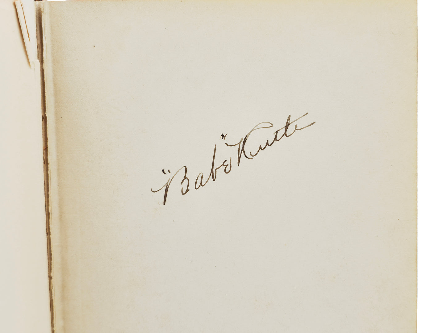Babe Ruth Autographed 'Babe Ruth's Own Book of Baseball' Book New York Yankees JSA #YY60760