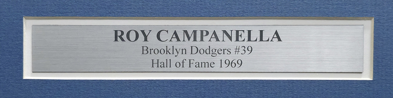 Roy Campanella Autographed Framed 8x10 Photo Brooklyn Dodgers Beckett BAS #AE08260