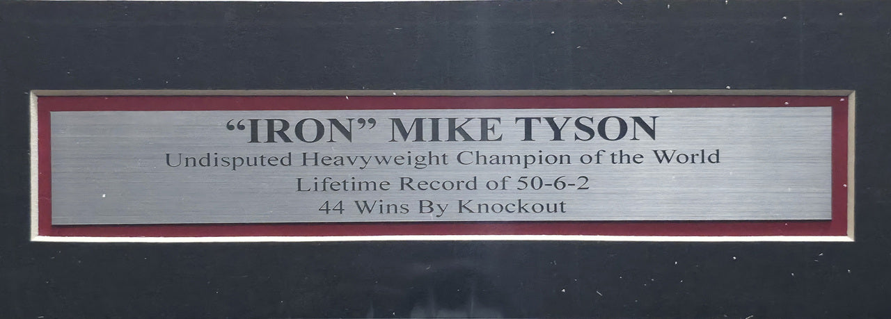 Mike Tyson Autographed Framed 8.5x11 Boxing Magazine Cover PSA/DNA #Q65593