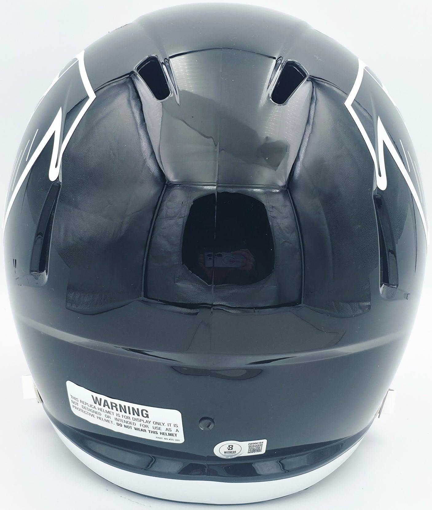 Michael Penix Jr. Autographed Atlanta Falcons 1990-02 Throwback Black Full Size Speed Replica Helmet Beckett BAS Witness Stock #242568