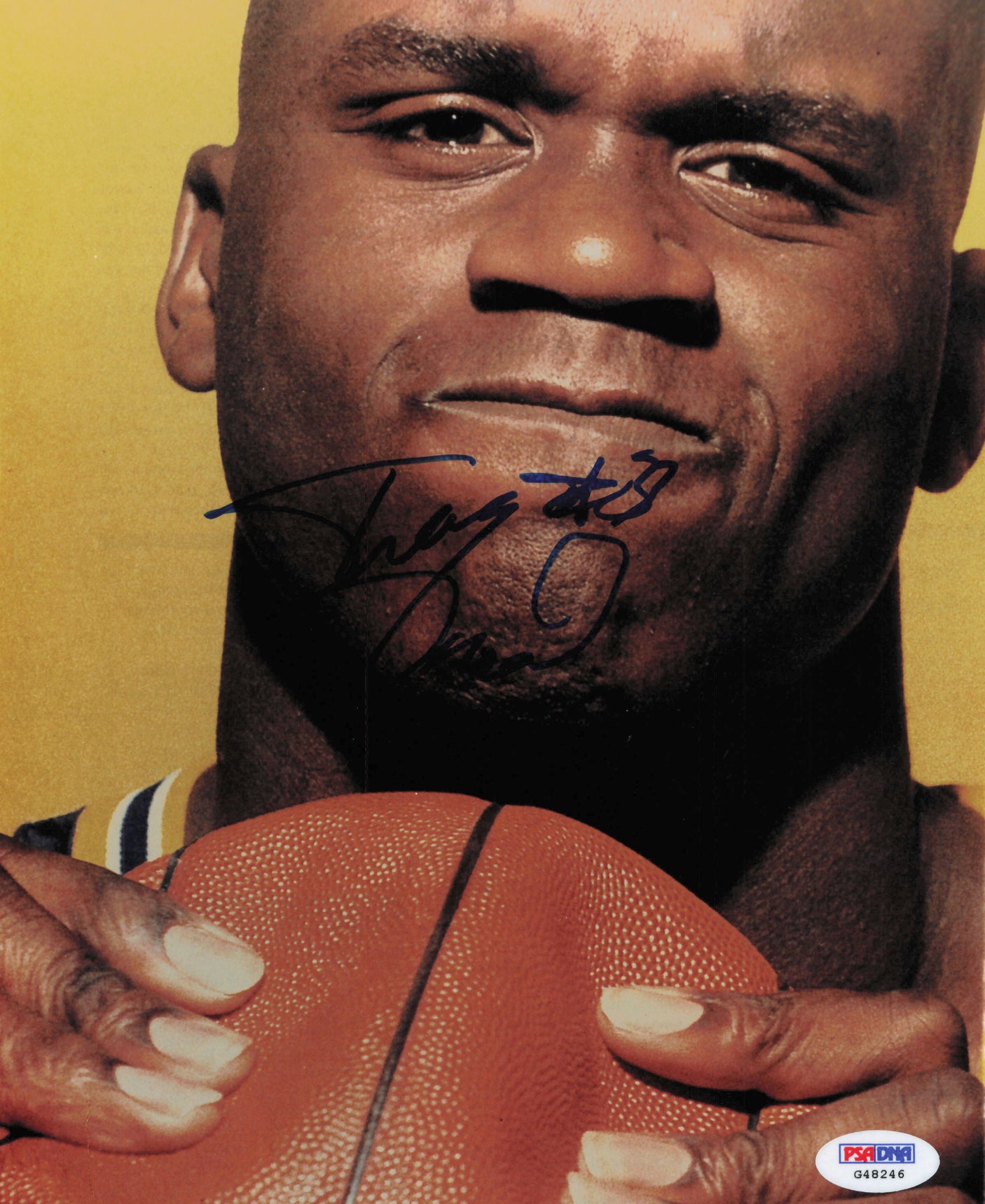 Shaquille Shaq O'Neal Autographed 8x10 Photo LSU Tigers Vintage Signature PSA/DNA #G48246