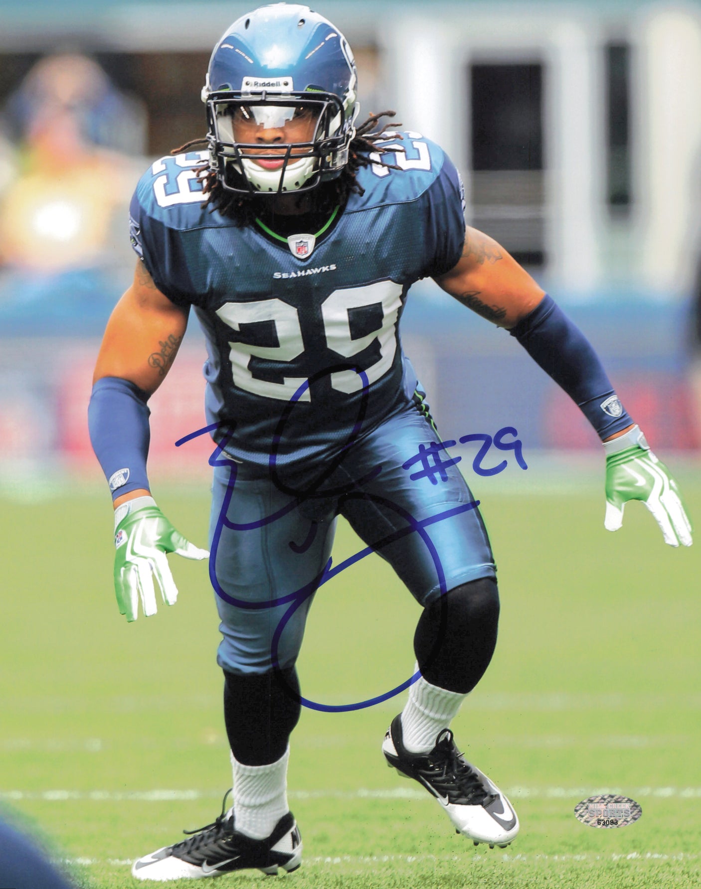 Earl Thomas Autographed 8x10 Photo Seattle Seahawks MCS Holo #63093