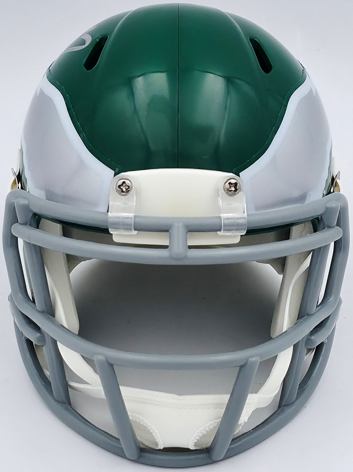 Michael Vick Autographed Philadelphia Eagles 1974-95 Throwback Kelly Green Speed Mini Helmet Beckett BAS Witness Stock #243634