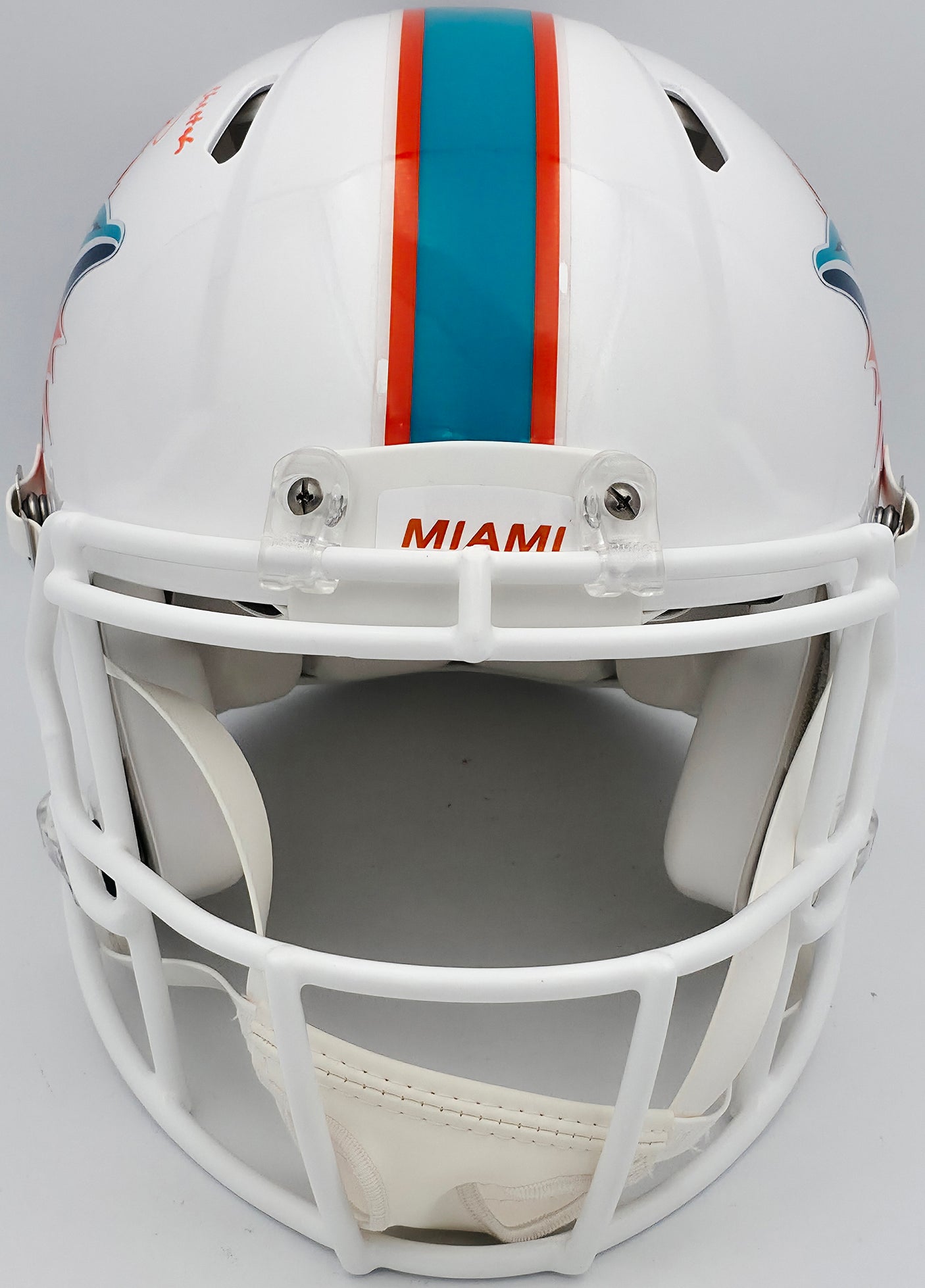 Tyreek Hill Autographed Miami Dolphins White Full Size Authentic Speed Helmet "Cheetah" Beckett BAS QR Stock #243653